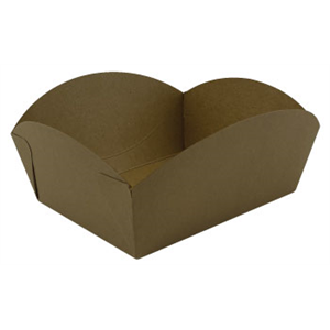 Tray Nested Interlock 6x4.75x1.88" CINEPLEX Kraft