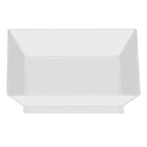 Container Plastic, Dish Abyss White
