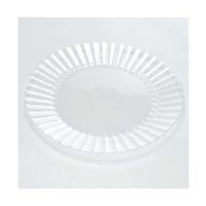 Plate Plastic, 6" Clear Resposable