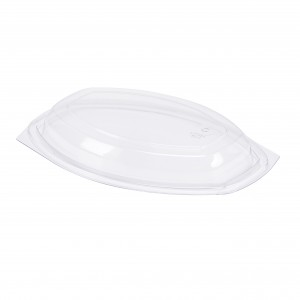 Lid Plastic Clear for 24oz Oval Container, PP