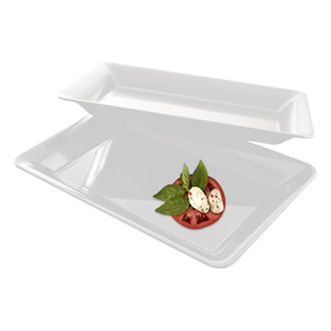 Tray Plastic 10 x 14" Rectangular White