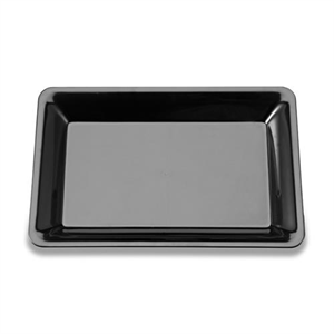 Tray Plastic 10 x 14" Rectangular Black