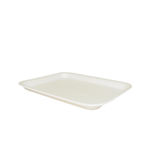 Tray Foam Meat 20S White 8.2 x 6.5 x .6"