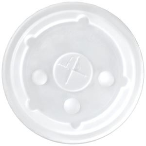 Lid Cup, 12oz Translucent Flat Cold 25x100