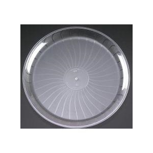 Tray Plastic 12" Clear Base (Party Tray)