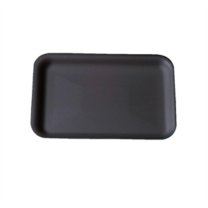 Tray Foam Meat 2S Blk 8.25 x 5.75 x .62"