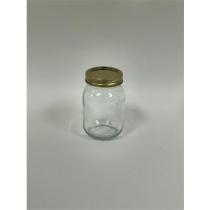 Jars Glass 500 ml w 2 pc lid, 70mm cap, Combo