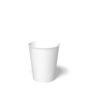 Cup Paper Hot 12oz, White SinglePoly