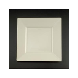 Plate Square Dessert Bone 6" 12x10