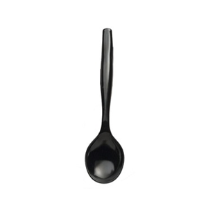 Spoon Plastic, Serving 10" Black PP