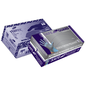 Glove Nitrile Lrg Blue Medical PF Sterex/SafeGuard
