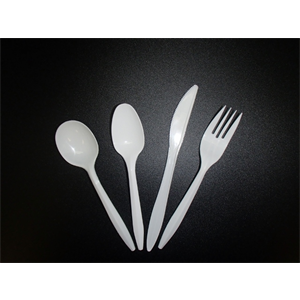 Soup Spoon Medium Polypropylene White