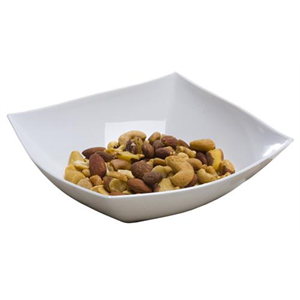 Bowl Plastic, 32oz White Square