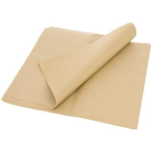 Basket Liner Dry Wax Sheet Natural 9x9"