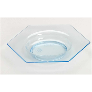 Honeycomb Plate Blue