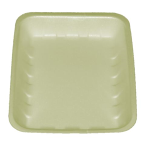 Tray Foam Meat 4D Yel 9.37 x 7.25 x 1.2"