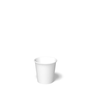 Cup Paper Hot 4oz, Carte Blanc SinglePoly