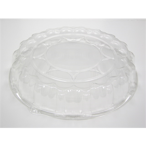 Lid Dome 18" Crystal Cut Caterware, PS