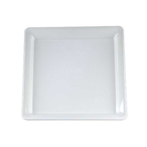 Tray, White Square 14x14"