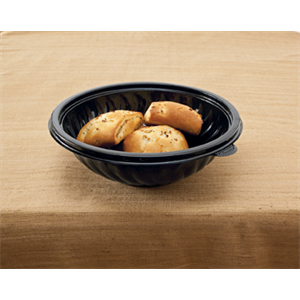 Bowl Plastic, 64oz Black (5lb)