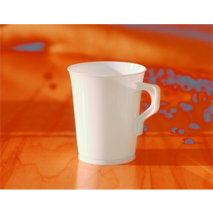 Cup Mug Plastic 8oz White