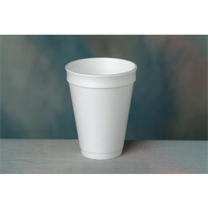 Cup Foam, 16oz White, UPC