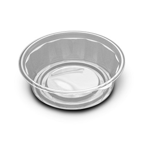 Bowl Plastic 14oz PET Clear Round, Lid S01P