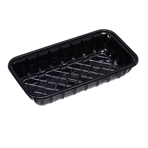 Tray RPET Meat 10K Black 10.8x6.1x2.05