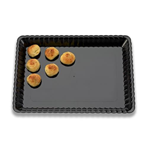 Tray Plastic 9 x 13" Resposable Black