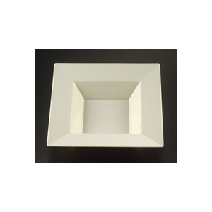 Bowl Plastic Dessert, 5oz Bone Square