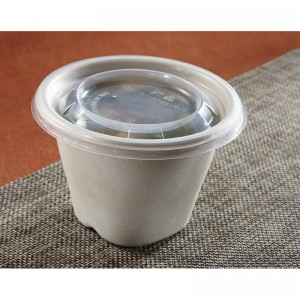 Lid Flat, 8,12&16oz Pulp Bowl PP