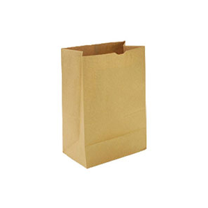 Bag Paper Kraft 20lb, HVY  8.25"x5.25"x16 1/8"