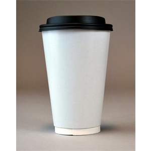 Cup Paper Hot 20oz, White Double Wall