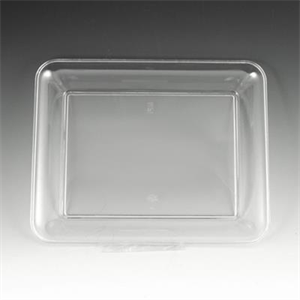 Tray Plastic 10 x 8" Rectangular Clear
