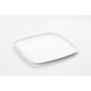 Tray Plastic White 12" Square Mozaik PS