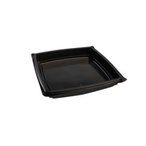 Container Plas 9" Black Base PP