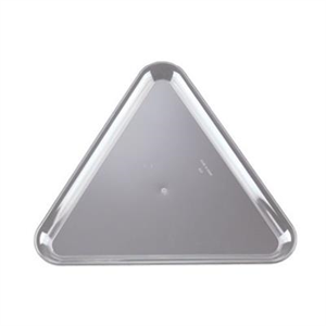 Tray Plastic 16 x 16 x 16" Triangle Clr