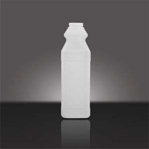 Bottle, EMPTY 1 Liter, AV.SQ,HDPE Nat,