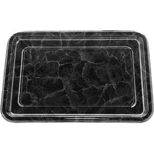 Tray Plastic Blk XL Rect 14.5 x 21.5", PS