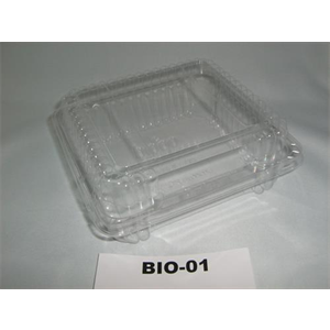 Hinged Deli/Salad ECO PLA -6x5.5x2.5"