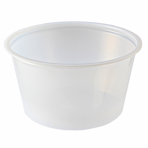 Cup Plastic Portion, 4oz 20x125 PS