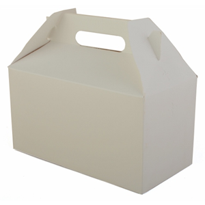 Box Barn Takeout Med 9.5x5x5" White