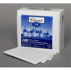 Napkin 2Ply Dinner Chalet 15x16" (Metro)