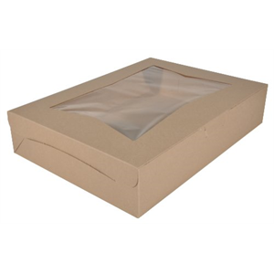 Box Kraft 19x14x4 w/window front load