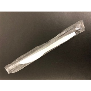 Knife Medium Heavy PP White Ruby Individual Wrap