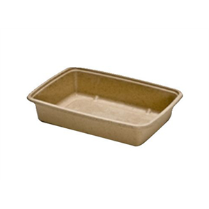 Container, Rectangular, Pulp, 30 oz, lid 51601F300