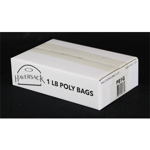 1lb Clear poly bag, 5x8, 1m