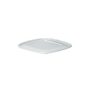 Lid Flat, Square for 80/160oz Square Bowls, PET