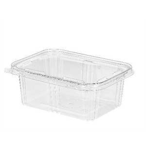 Container Plas Hng, 32oz ClearTamper evident & resistant clamshell PET