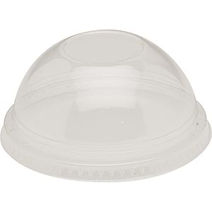 Lid Cup, Kal-Clear Dome No Hole 12S,16&24oz & DE Cups PET